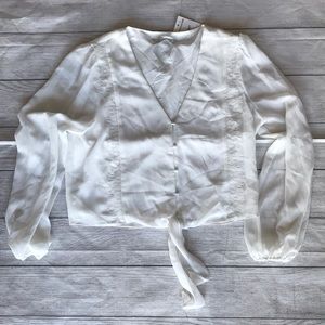 Wayf white blouse M